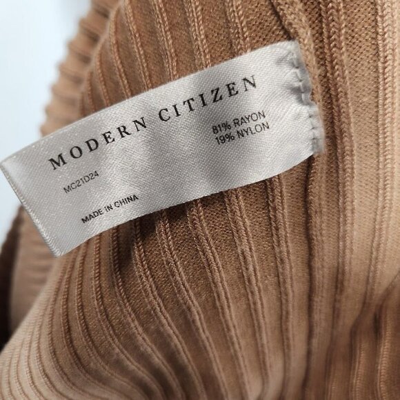 Modern Citizen Serin Circle-Back Maxi Dress‎ in Camel Size Small - Picture 8 of 10